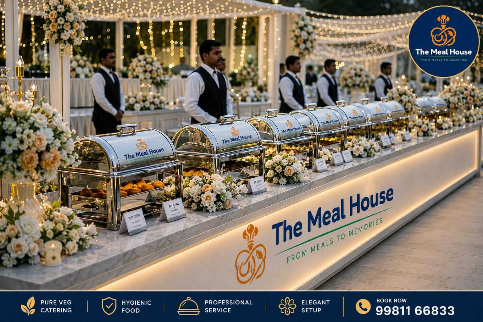 The Meal House catering setup